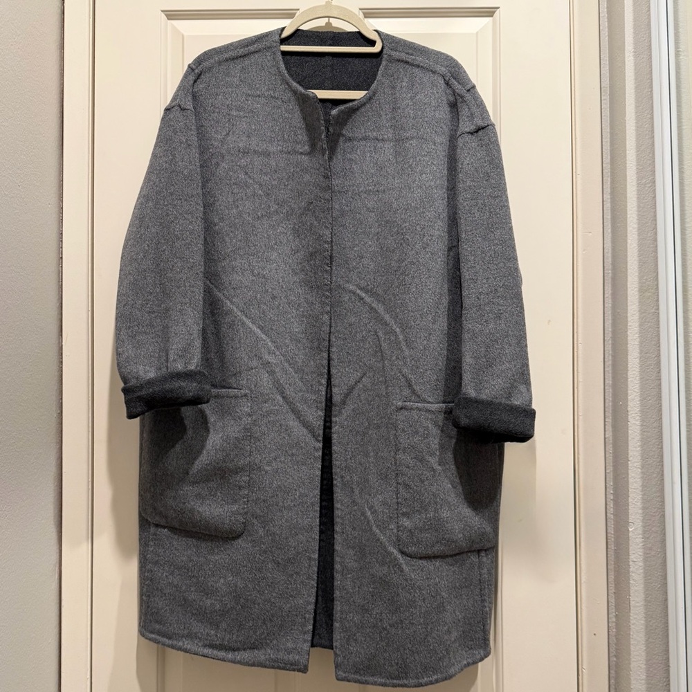 Vince reversible Wool Cashmere Coat Size XS